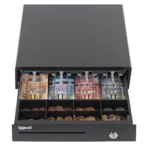 Foto de iggual Cajón Portamonedas iggual IRON-15 37cm 4+8 Negro (PN: IGG317471)