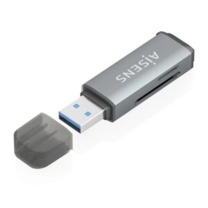 Foto de Aisens Lector Tarjetas Aisens ASCR-2A09-GR · SD, MSD, MMC, RS-MMC, MMC, USBA (PN: ASCR-2A09-GR)