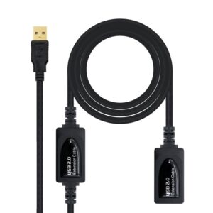 Foto de NANOCABLE Nanocable Prolongador USB 2.0 Activo con Amplificador Integrado 10 Metros · P/N 10.01.0212 (PN: 10.01.0212)