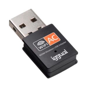 Foto de iggual Adaptador USB Wifi 600 Mbps Dual 2.4G/5G iggual IGG320471 (PN: IGG320471)