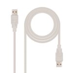 Nanocable Cable de Interconexión USB 2.0 A/M a A/M · Blindaje Industrial · 2.0 m
