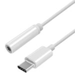 Conversor USB C-M Jack 3.5-H Blanco 15Cm Aisens A109-0384