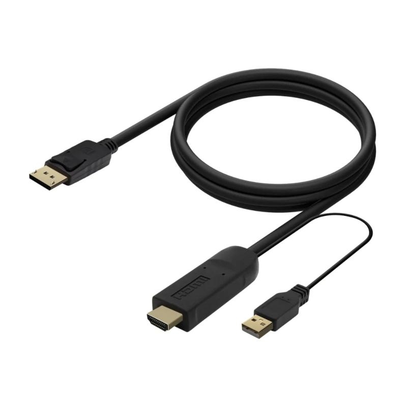 Foto de Aisens Conversor Activo HDMI A/M DP V1.2/M 1.8m Aisens A122-0641 (PN: A122-0641)