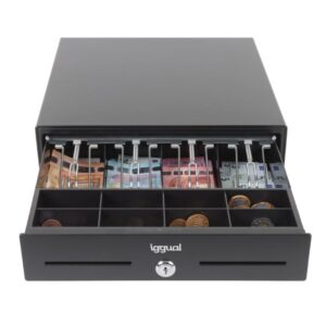 Foto de iggual Cajón Portamonedas iggual IRON-XS 33cm 4+8 negro (PN: IGG320709)