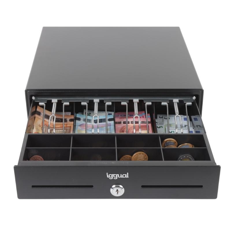 Foto de iggual Cajón Portamonedas iggual IRON-XS 33cm 4+8 negro (PN: IGG320709)