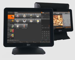Foto de WIDE TPV Doble Pantalla WIDE 1525 D 15" + 9.7" Cliente, Intel Core i5 11th Gen, 8GB RAM, 128GB SSD, Negro (PN: TR105900P00)