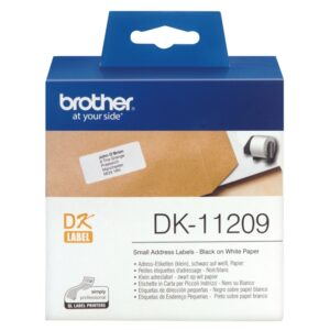 Foto de Brother Rollo de Etiquetas Térmicas Precortadas Brother DK-11209 · 29 x 69 mm · 800 Etiquetas por Rollo (PN: DK11209)