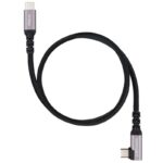 Cable de Conectividad e Integración Nanocable USB-C a USB-C 3.2 Gen2 Acodado 90° · Power Delivery 100W · 3 Metros