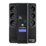 SAI Interactivo CoolBox Scudo3 800VA/480W · Pantalla LCD · Protección Eléctrica Profesional