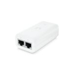 Inyector PoE Ubiquiti U-POE-AF · Gigabit Ethernet · 48V CC 0.32A (15.4W) · Protección ESD