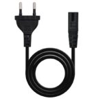 Cable de Alimentación Nanocable CEE 7/16 a IEC 60320 C7 (Forma 8) de 2 Metros