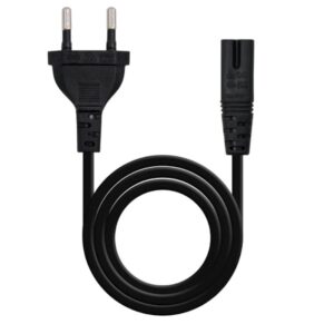 Foto de NANOCABLE Cable de Alimentación Nanocable CEE 7/16 a IEC 60320 C7 (Forma 8) de 2 Metros (PN: 10.22.0402-L200)