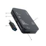 Lector de Tarjetas Inteligentes y DNIe CoolBox CRE-4AC · Conexión USB con Adaptador Tipo-C · Soporte Smart Card ISO 7816