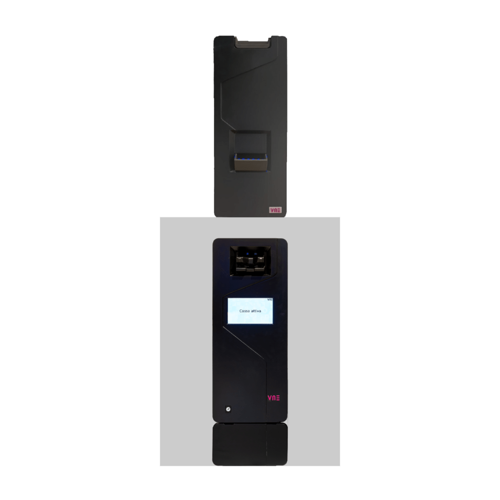Foto de VNE Cajón Inteligente de Cobro Automático VNE CASH 6.1 (S-PAY + MIX8) · Chasis Blindado 4mm · Reciclador de Monedas y Billetes (PN: CASH-6.1-SPAY+MIX8)