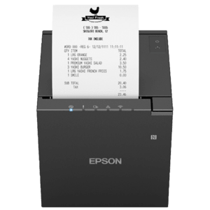 Foto de EPSON Impresora Térmica de Recibos Epson TM-m30III · Conectividad Avanzada USB-C, Ethernet, Bluetooth y Wi-Fi · Color Blanco (PN: C31CK50151)