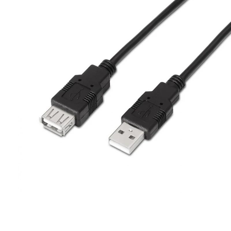 Foto de Aisens Cable USB 2.0 Tipo A/M-A/H negro 1.8m Aisens A101-0016 (PN: A101-0016)