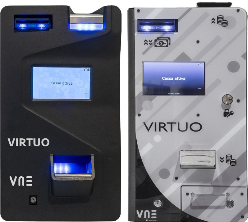 Foto de VNE Cajón Inteligente de Cobro Automático VNE Virtuo 4 · Chasis Blindado 4mm · Reciclador de 4 Denominaciones (PN: VIRTUO-4)