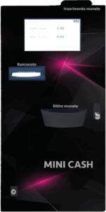 Foto de VNE Cajón Inteligente de Gestión de Efectivo VNE Mini Cash · Chasis de Acero Blindado · Reciclador de Billetes y Monedas (PN: MINI-CASH)