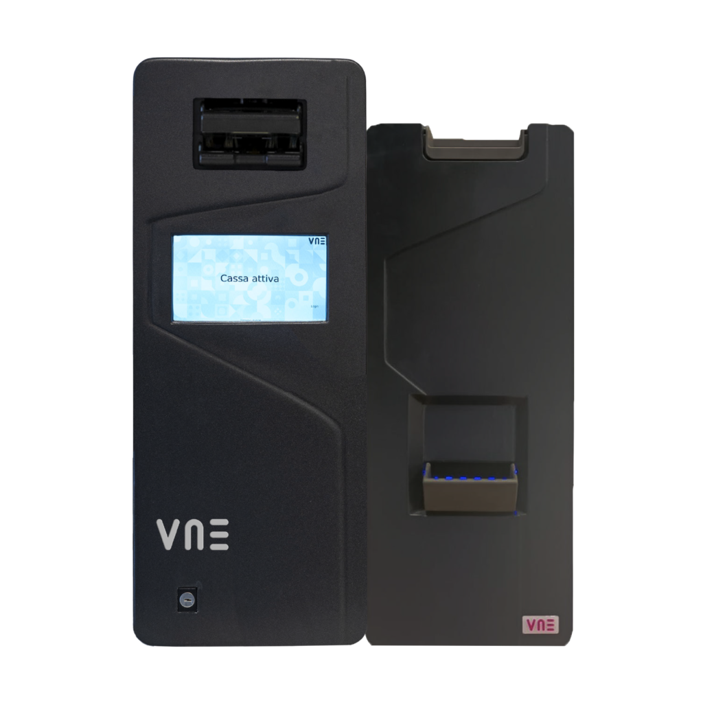 Foto de VNE Cajón Inteligente VNE CASH 5.1 · Reciclador S3 (3 Denominaciones) + Tolva MIX8 (PN: CASH-5.1-S3+MIX8)