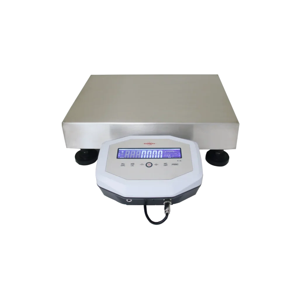 Foto de MARQUES Báscula de plataforma MCS-XC · 30 kg · 1 g · Pantalla LCD · Acero inoxidable (PN: 20325101001D)
