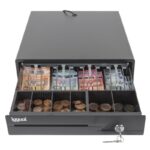 Cajón Portamonedas iggual IRON-10 38cm 4+6 Negro