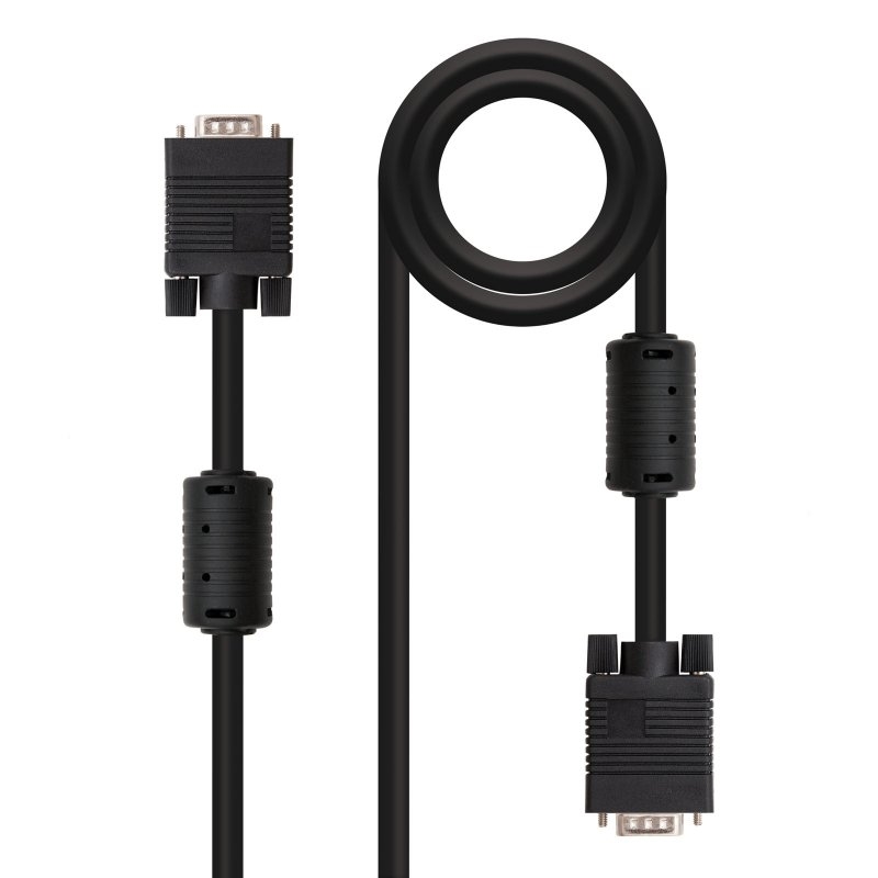 Foto de NANOCABLE Cable Conmutador VGA M/M 1.8 Metros Negro · Nanocable 10.15.0102 (PN: 10.15.0102)