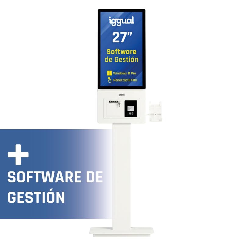 Foto de iggual Kiosco Interactivo iggual ORCHID 27" + Software (PN: IGG319932+WAPSGE0504)