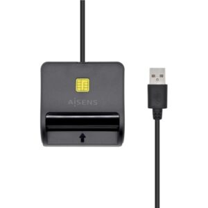 Foto de Aisens Lector Tarjetas Inteligente Aisens ASCR-SN01-BK Negro (PN: ASCR-SN01-BK)