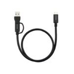 Cable Híbrido Nanocable USB-C + USB-A a USB-C 3.2 Gen 2 · 1 metro · Transmisión de Datos 10 Gbps