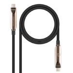 Cable Activo Óptico (AOC) Nanocable USB 3.2 Gen 2×1 Type-C 5m · 60W · 8K