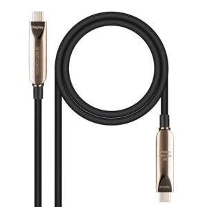 Foto de NANOCABLE Cable Activo Óptico (AOC) Nanocable USB 3.2 Gen 2x1 Type-C 5m · 60W · 8K (PN: 10.01.4605)