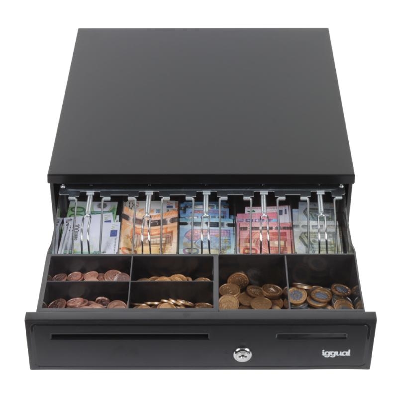 Foto de iggual Cajón Portamonedas iggual IRON-35 42cm 5+6 Negro (PN: IGG317464)