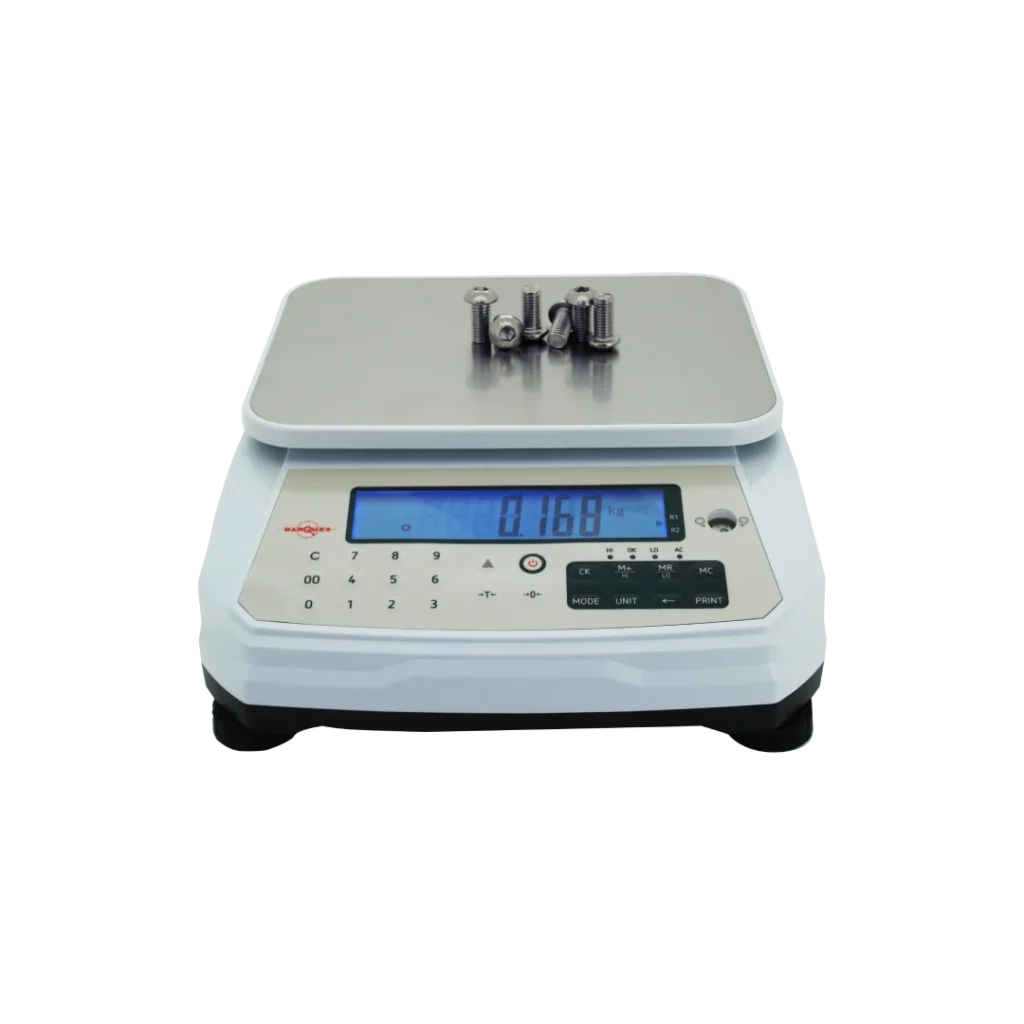 Foto de MARQUES Balanza de mesa MCS-LV - 30kg · Precisión de 2g · Pantalla LCD · Conexión RS232 (PN: 20325051008J)