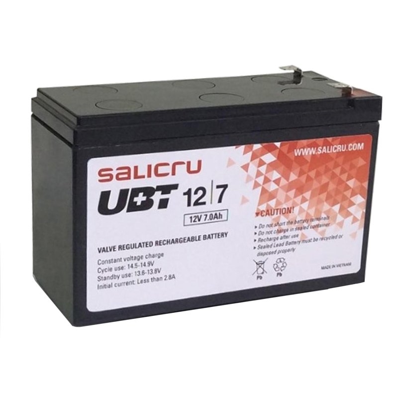 Foto de Salicru Batería de Respaldo Salicru UBT 7Ah/12V para Sistemas SAI / UPS (PN: 013BS000001)