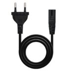 Cable de Alimentación Nanocable CEE7/16 Macho a IEC C7 Hembra · 3 Metros · Negro