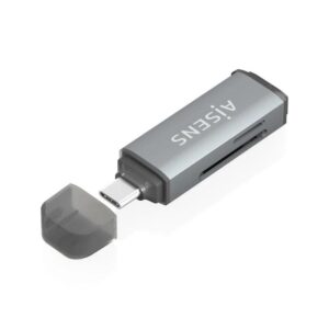 Foto de Aisens Lector Tarjetas Aisens ASCR-2C10-GR · SD MSD MMC RS-MMC MMCM USB (PN: ASCR-2C10-GR)