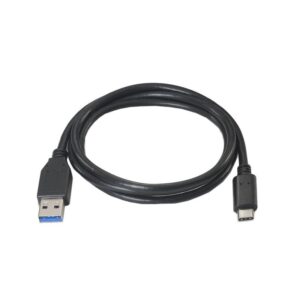 Foto de NANOCABLE Cable USB 3.1 Gen2 10Gbps 3A Nanocable USB-C/M a USB-A/M Negro (PN: 10.01.4001)