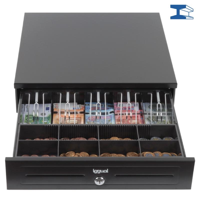 Foto de iggual Cajón Portamonedas iggual IRON-HD 41cm 5+8 Negro (PN: IGG318942)