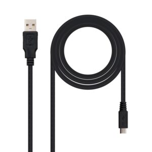 Foto de NANOCABLE Cable Nanocable USB 2.0 A Macho a Micro USB B Macho 0.8m (PN: 10.01.0500)