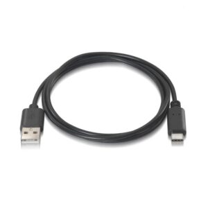 Foto de Aisens Cable USB 2.0 3A Aisens A107-0051 USB-C/M-A/M negro 1.0m (PN: A107-0051)