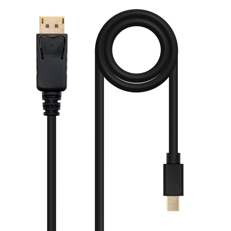 Foto de NANOCABLE Nanocable Adaptador de Interfaz Video · Mini DisplayPort a DisplayPort Macho/Macho · 2 Metros (PN: 10.15.2402)