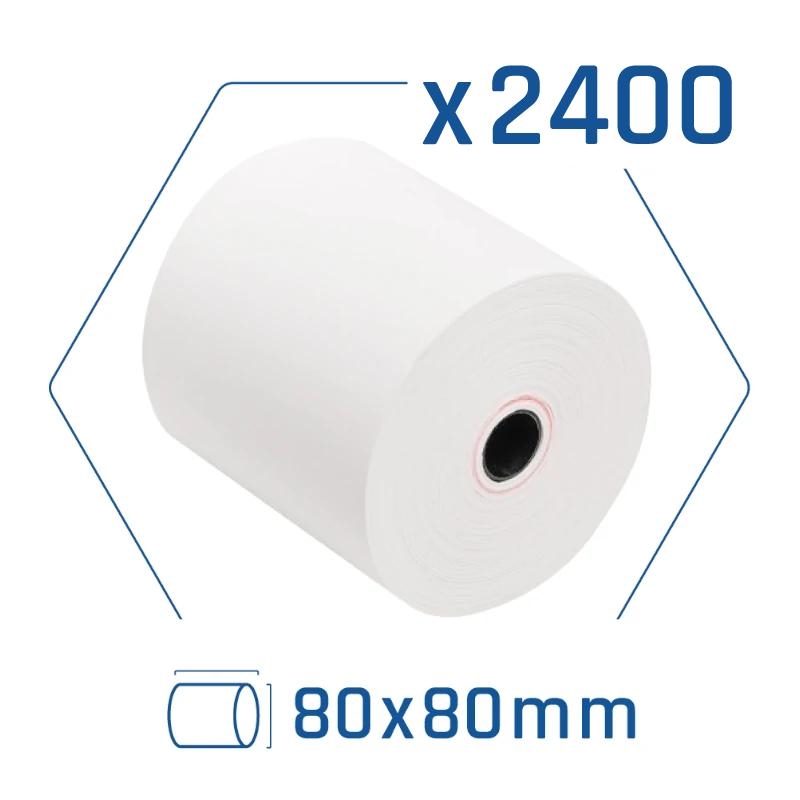 Foto de iggual Palet 2400 Rollos de Papel Térmico sin BPA 80x80 mm · iggual IGG317655p2400 (PN: IGG317655p2400)
