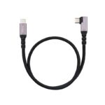 Cable de Conectividad Industrial USB-C 3.2 Gen 2 Nanocable 10.01.4701 · Conector Acodado a 90° · Power Delivery 100W · Longitud 1m