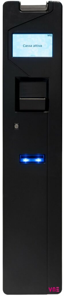 Foto de VNE Cajón Inteligente de Cobro Automático VNE Virtuo · Diseño Vertical Ultra-Compacto · Chasis Blindado 4mm · Reciclador ITL (PN: VERTICAL-VIRTUO)
