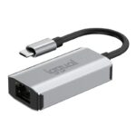 Adaptador USB tipo C a Ethernet iggual IGG317693 · 1000Mbps Gigabit