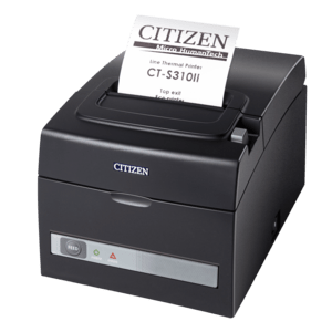 Foto de CITIZEN Impresora de Tickets Térmica Citizen CT-S310II · USB y RS232 · 203 dpi · Cutter · Negro (PN: CTS310IIEBK)