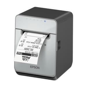 Foto de EPSON Impresora de Etiquetas Epson TM-L100 · Térmica Directa · Linerless · Ethernet / USB · Negro (PN: C31CJ52111A0)