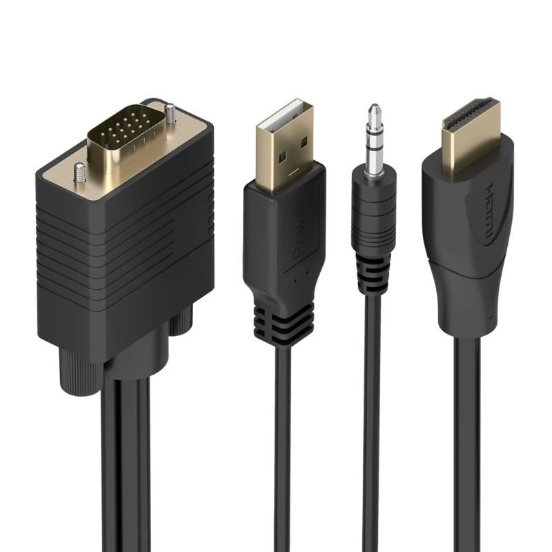 Foto de Aisens Cable Conversor HDMI a SVGA y Audio 1m Aisens A122-1013 (PN: A122-1013)