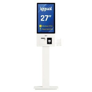 Foto de iggual Kiosco Digital Interactivo iggual FHD ORCHID 27" · Pantalla Táctil (PN: IGG319932)