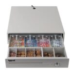 Cajón Portamonedas iggual IRON-10W 38cm 4+6 Blanco